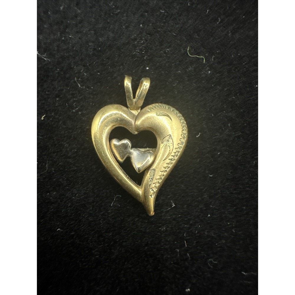 Princess Pride 1/20 14k Gold Filled .75" Heart Pendant